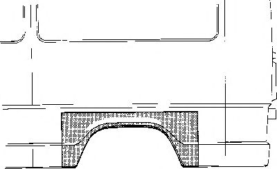 VAN WEZEL 3070145 -  Боковина